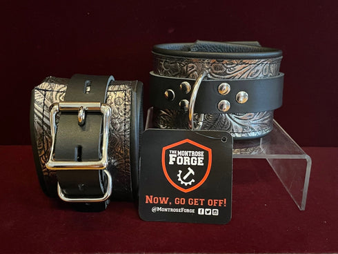 Locking Buckle Ankle Restraints - Metallic