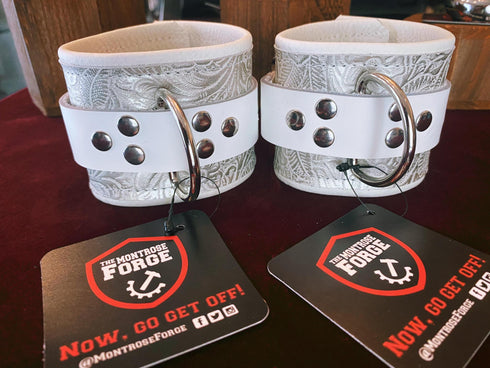 Locking Buckle Ankle Restraints - Metallic