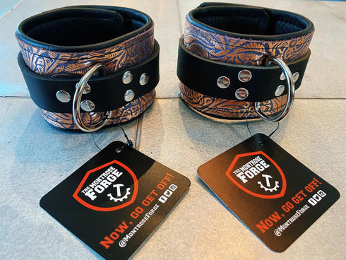 Locking Buckle Ankle Restraints - Metallic