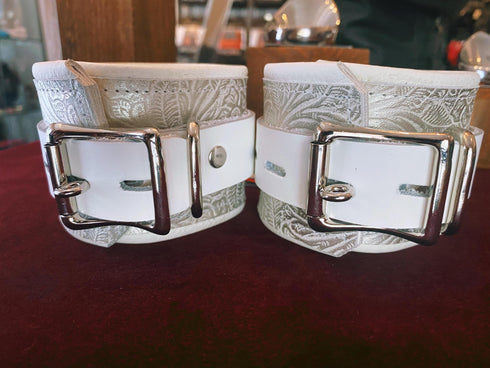 Locking Buckle Ankle Restraints - Metallic