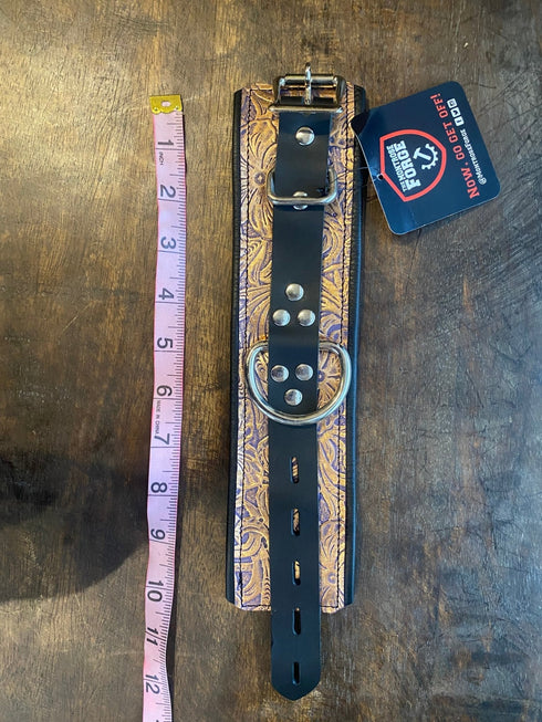 Locking Buckle Wrist Restraints - Metallic