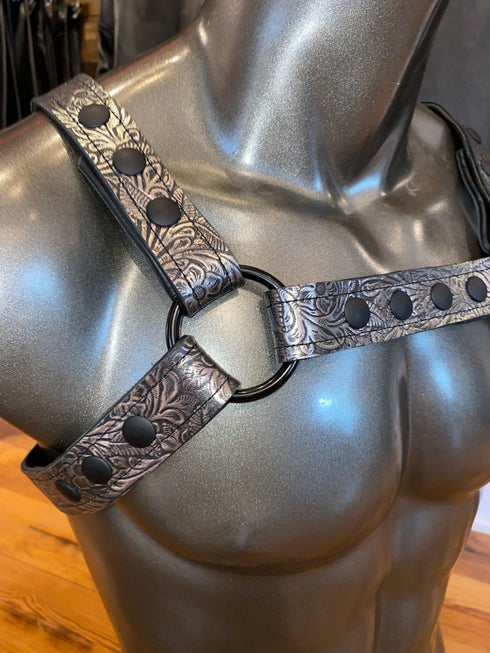 Classic Bulldog Harness - Metallic