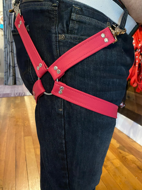 Leather Leg Harness