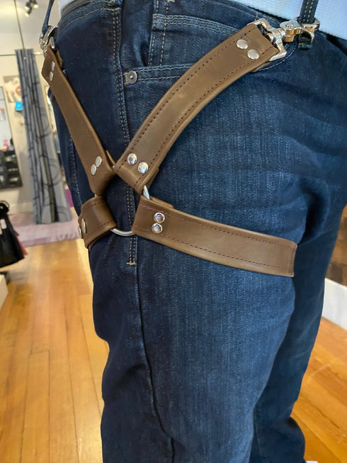 Leather Leg Harness