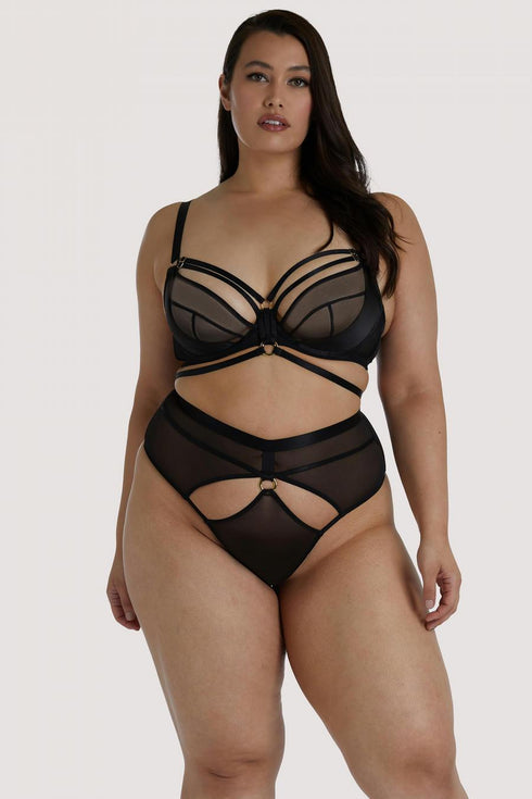 Hustler - Sierra Gold Ring Thong - Curve