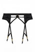 Hustler - Sierra Mesh Gold Ring Cut Out Suspender - Curve