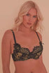 Jaquelina Contrast Plunge Bra Core - Mustard