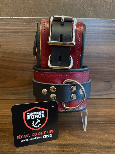 Locking Buckle Wrist Restraints - Wine