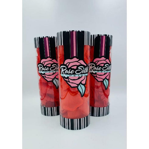 Silk Rose Petals - Red