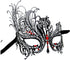 Swan Metal Filigree Laser Cut Venetian Masquerade Mask