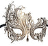 Swan Metal Filigree Laser Cut Venetian Masquerade Mask