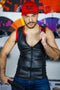 Titus - Zipper Vest - Neoprene - Black/Red