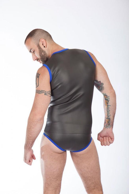 Zipper Vest - Neoprene - Black/Yellow