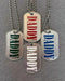 Vinyl Print Metal Tag - "DADDY"