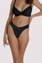 Wolf & Whistle - Ariana Everyday Lace Thong - Black