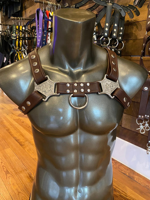 Wrangler Bulldog Harness - Brown