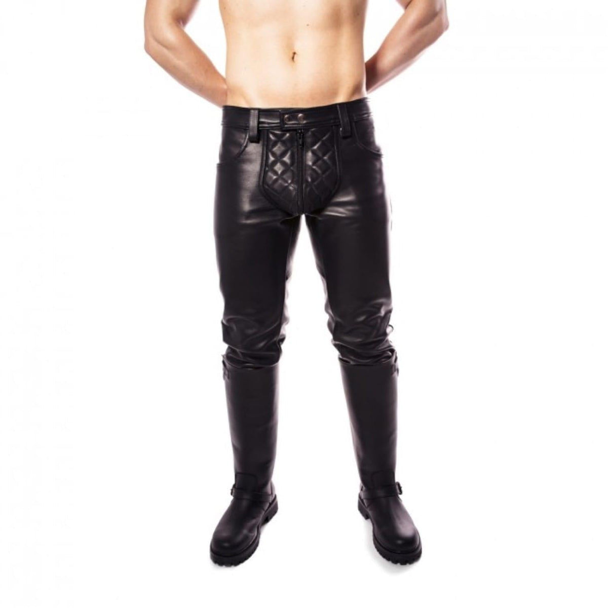 Prowler Red - Rider Leather Pants - Lilith’s Way – The Montrose Forge