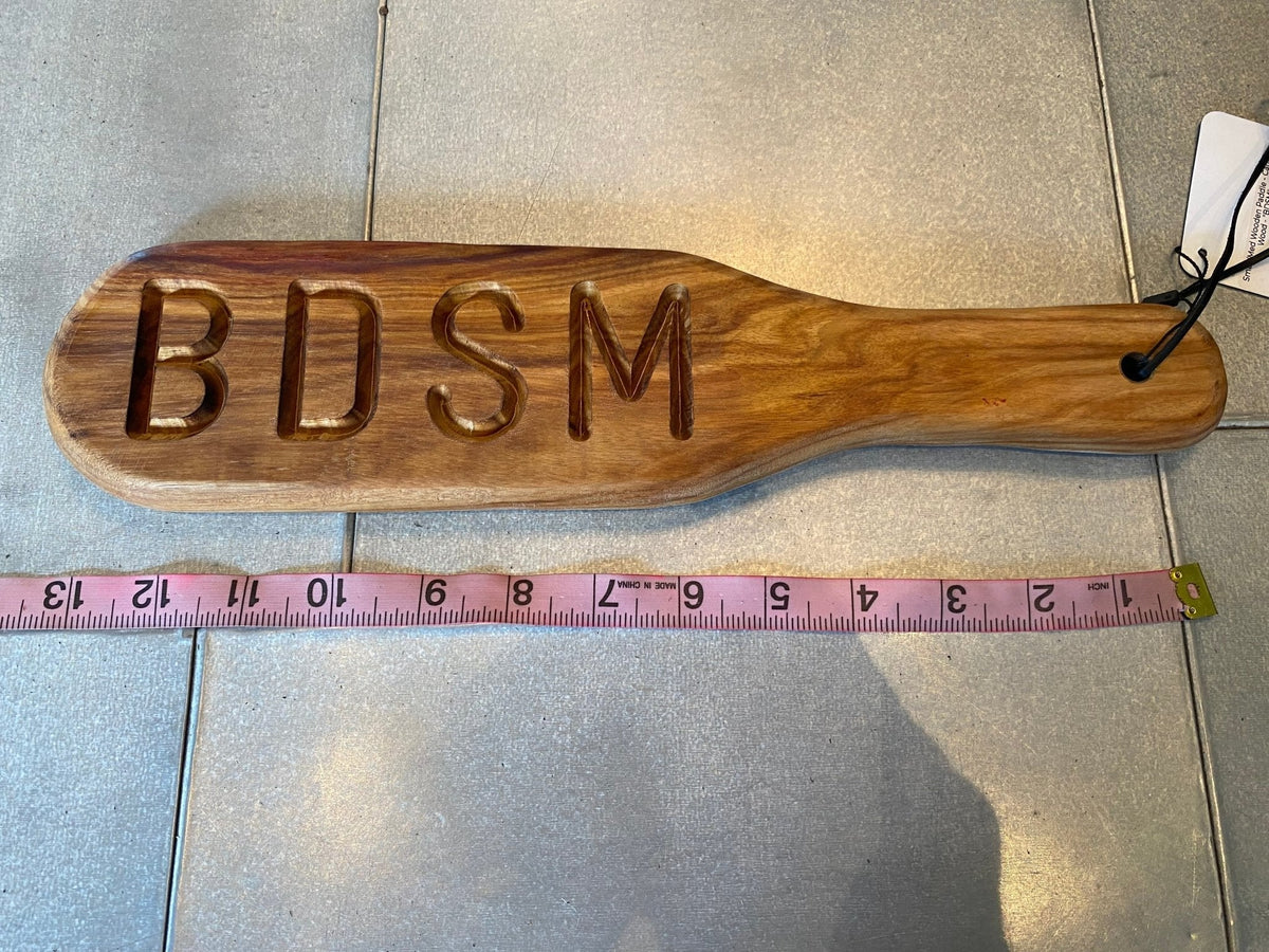 Small/Med Wooden Paddle - Canary Wood - 
